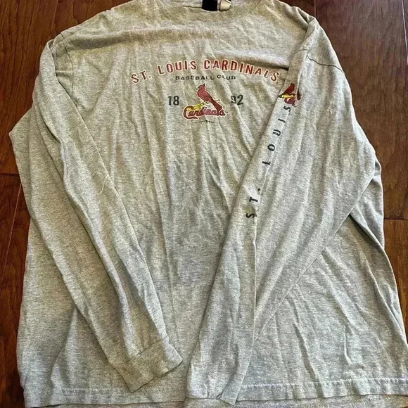 St. Louis Cardinals Gray Long Sleeve Tee - Picture 2 of 3